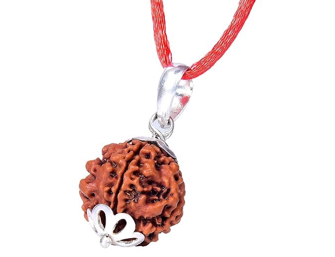 Rudraksha Brown Certificate Lab Test & X-ray Report with Metal Silver Capping| Rudraksha for Men & Women, Positive Effect-image-20
