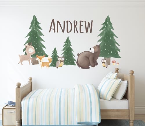 Vinilo decorativo personalizado de nombre selva BIM-BIM miniatura 2