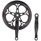 BESPORTBLE Single Crankset Crankset 52T 170mm Crank Arm for Single Bike Road Bicycle Fixed Gear
