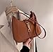 CanVia Mini Ladies Shoulder Bag, Underarm Bag, Cute Handbag, French Fashion Purse For women, Tote bag For Women (Brown)
