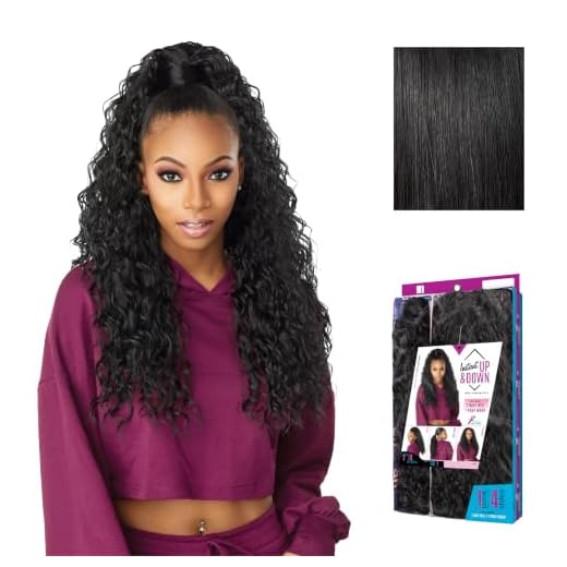 Sensationnel INSTANT Updown halfwig Pony - Instant Weave Up and Down 4 style in 1 half wig pony drawstring - INSTANT UD 002 (1)