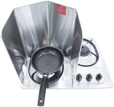 Splatter Guard for Cooking - Grease Splatter Screen - 4 Sided Splatter Guard Compact Type - Stainless Steel - Unfold 33.26 in x 14.17 in - Fold 8.26 in x 14.17 in x 0.86 in image 5