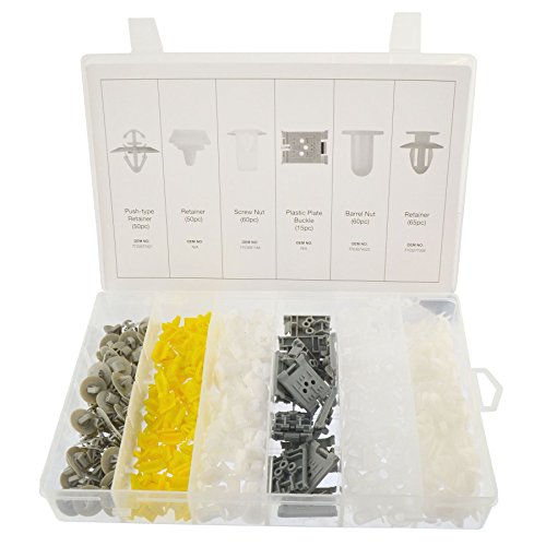 AB Tools-Neilsen Renault Clip Trim Surtido Conjunto retenedor Clips de sujeción pasacables Fijaciones 300pc