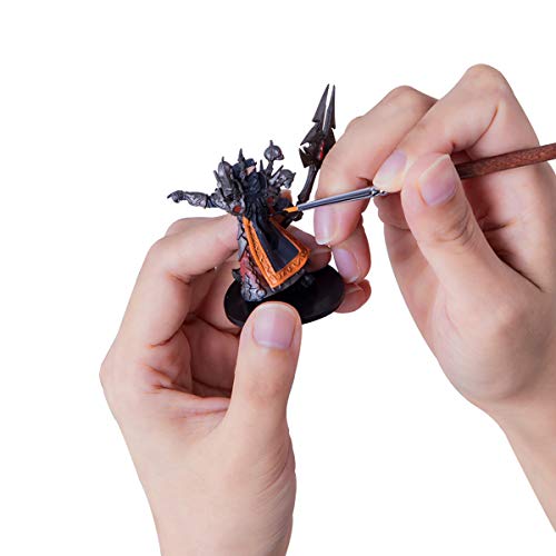 Transon Detail Model Paint Brushes 7Pcs For Acrylic, Gouache, Oil, Tempera And Face Painting #TOP3