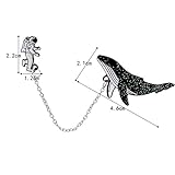 Broche único: elige este elegante broche, poniéndote en chaquetas, abrigos, suéteres pesados, medias de Navidad, sombreros, etc. Se ve muy elegante y atractivo. Una manera fácil de añadir un toque de color a tu estilo diario. Debes recibir muchos cumplidos. Si tienes cualquier problema con el broche con tu compra, por favor ponte en contacto con nosotros. Haremos todo lo posible para servirte. 100% satisfacción y respuesta en 24 horas.