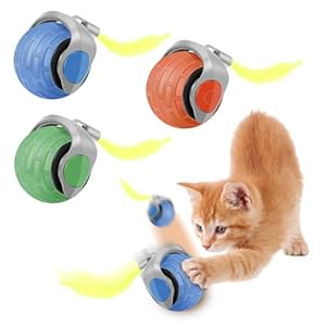 VAVPUP 3 Stück Katzenspielzeug mit Schwanz