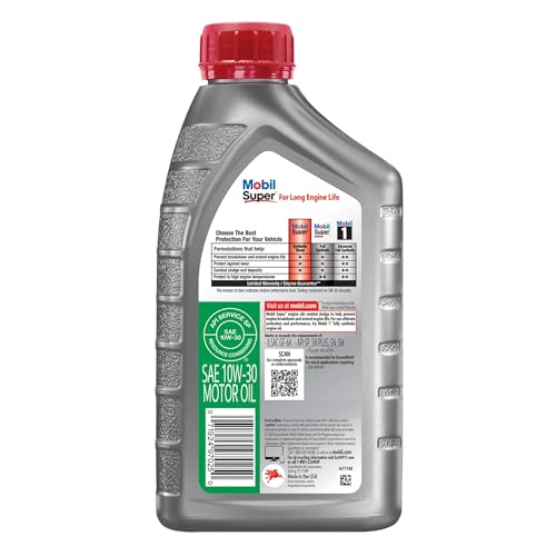 Aceite para motor Mobil Super Duty 10W-30 1 Qt miniatura 2