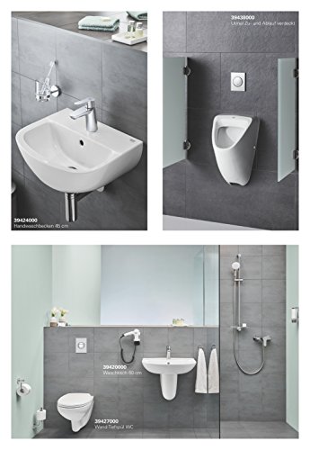 Grohe Bau Keramik | Bad Keramik - Waschtisch | 65cm mit Überlauf | 39420000, Weiß Alpin