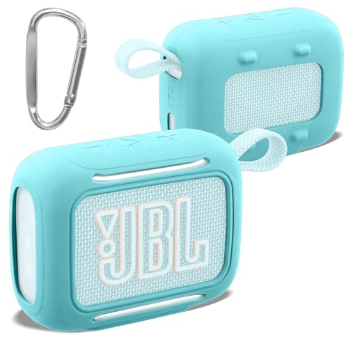 NIUQCTIAN �V���R�[���ی�P�[�X �i�P�[�X�̂݁jJBL GO 5 Bluetooth�X�s�[�J�[�^�u���p �h�~ �h�� �h�o �y�ʏ_�炩 ���������܂܏[�d�\ �j�����p���[�P�[�X �u(�~���g)