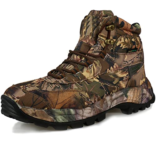 YUHAI Taktische Stiefel Für Herren - Leichte Militärstiefel Mit Camouflage-Design Für Outdoor-Abenteuer