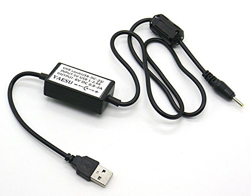 USB Cable Charger Compatible with Yaesu Radio VX-1R VX-2R VX-3R Radio USB-DC-21