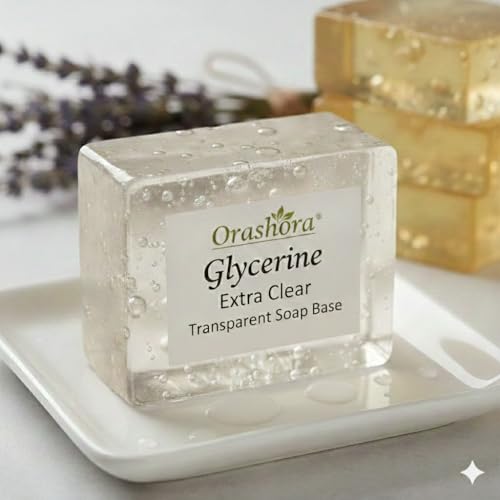 Image of Karan Herbs Melt and Pour Transparent /Clear Glycerine Soap Base - No Paraben, SLS, SLES & Alcohol Free (10KG)