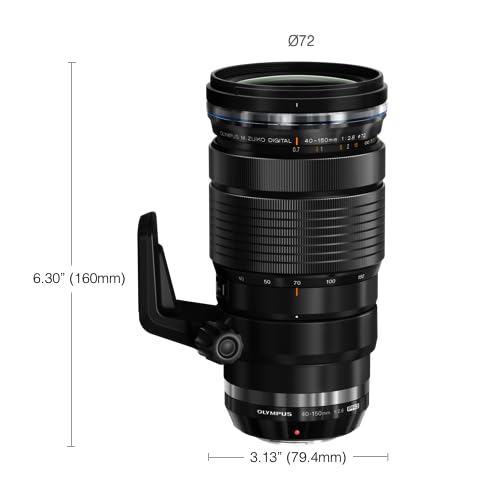 Olympus M. Zuiko 40-150mm f/2.8 Interchangeable PRO Lens for