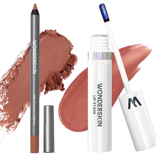 Wonderblading Lip Stain Peel Off Masque (Lovely) with 360 Contour...