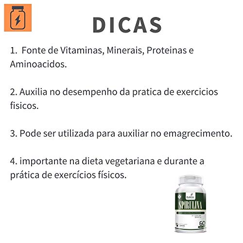Spirulina - 500mg (60 caps), Bio Nutrir
