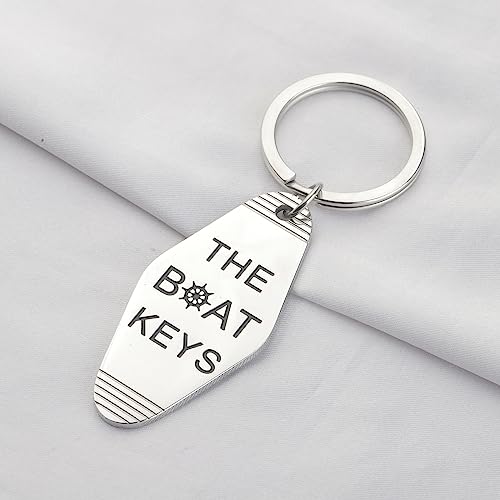 CENWA Funny Boating Gifts for Boat Owner Boat Lovers Gifts The Boat Keys Hotel Keychain3