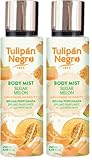 TULIPÁN NEGRO, BODY MIST SUGAR MELON 250ML (Paquete de 2)
