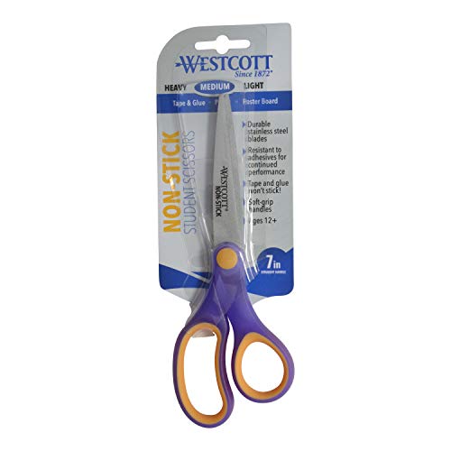 Westcott Student Non-Stick Scissors, 7" (17832) #TOP1