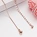 Meibai Mother Daughter Matching Gifts Idea Necklace Mom Daughter Necklace Set Gift for Mother and Daughter Mommy and Me Jewelry (Mom & Daughter-Rose Gold)