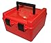 MTM 100 Round Deluxe Handled Magnum Flip-Top Rifle Ammo Case (Red)