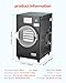 VEVOR Vacuum Freeze Dryer Machine, 8.8-13.2 LBS/Batch Food Freeze Drying Machine with 4-Layer Trays, Vacuum Pump, Adjustable Timer and Temperature Control, for Fruits Vegetables Meat, Black
