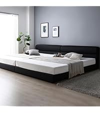 Amazon｜RASIK ベッド ワイドキング280(ダブル+ダブル) フレームのみ