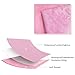 Catalonia Classic Waterproof Dog Mat, Portable Reversible Pet Travel Mat, Pet Cushion Pad with Handle for Small Medium Dogs Cats, Indoor or Outdoor, 50x27.5 inch, Pink
