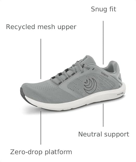 Topo Athletic Men's Lightweight Comfortable 0MM Drop ST-5 Road Running Shoes, Athletic Shoes for Road Running
