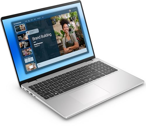 Image of Dell 16 Laptop DC16251-16.0-inch 16:10 FHD+ Touchscreen Display, Intel 10-Core 7 150U(up to 5.4 GHz), 32 GB DDR5, 2 TB SSD, Fingerprint Reader, Wi-Fi 6E, Backlit Keyboard, Windows 11 Pro