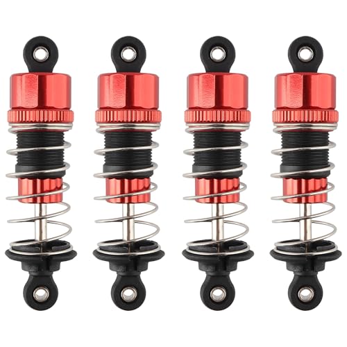 Amortiguadores 16510R de aluminio anodizado para camiones RC 1:16 HB17