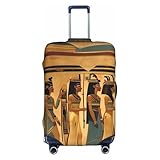 YQxwJL Funda elástica para equipaje de viaje con estampado de mujeres en el antiguo Egipto, Large