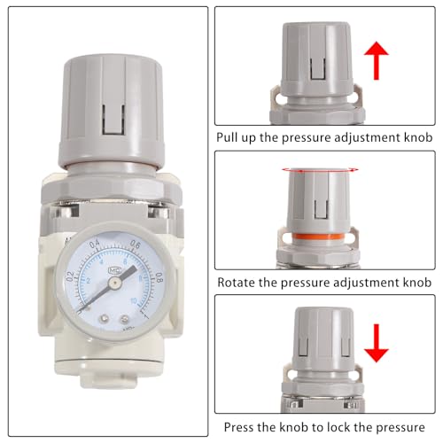Régulateur de filtre à air comprimé NPT pour stabiliser la pression d'air