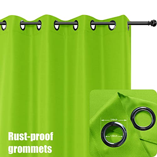 image for BONZER Outdoor Curtains for Patio Waterproof Thick Privacy Grommet Sun