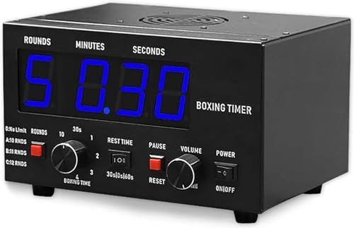 Temporizador digital para boxeo con pantalla LED portátil miniatura 1