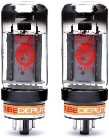 Pair of Electro-Harmonix 6L6 EH Power Vacuum Tube
