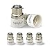 Produktbild Uplight B22 auf E14 Sockel Adapter,B22 Fassung auf E14 Sockel Lampen Konverter,Max Spannung 250V, Max Leistung 200W, 6er-Pack.