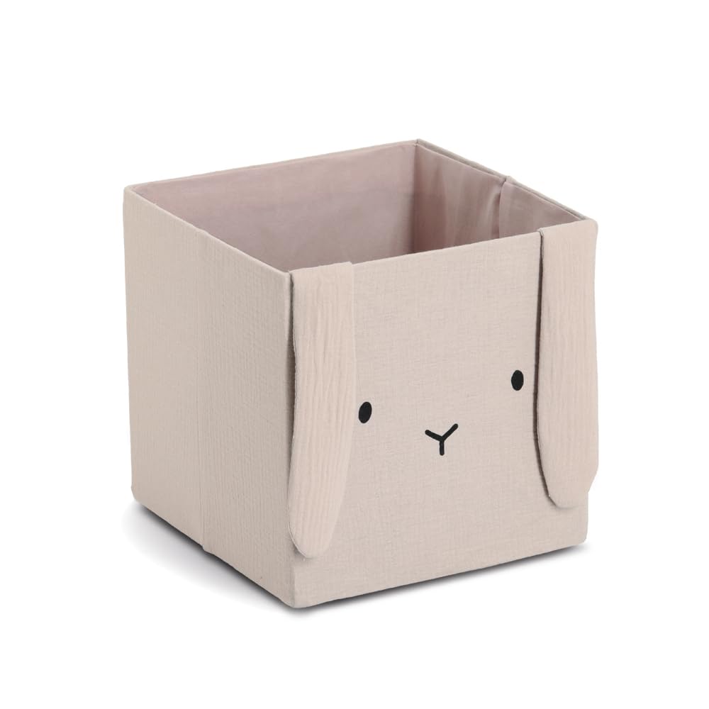 Boîte de rangement lapin Zeller Present en mousseline pour enfant