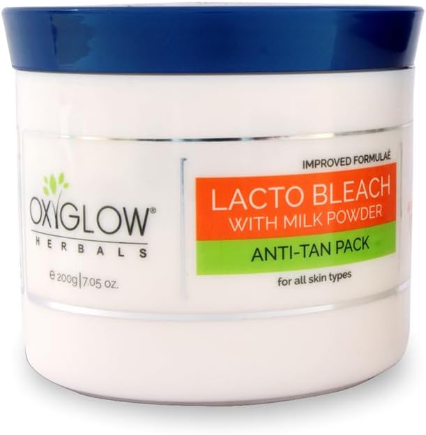 Oxyglow Golden Glow Lacto Bleach With Milk & Honey, White, 200 g (Pack of 1) | For men | For women