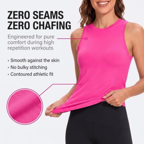 Image of Spyder Womens Workout Tank Tops - Seamless Workout Tank Tops Woman, Yoga Tops for Women, Athletic Activewear Gym Tanks