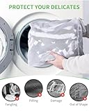 OTraki 2 Packs Mesh Laundry Bags, 16 x 20 inch Washing Bags for Laundry Reusable Delicates Laundry Bag with Zips Mesh Bags with Handles for Home College Dormitories Apartments - Image 4