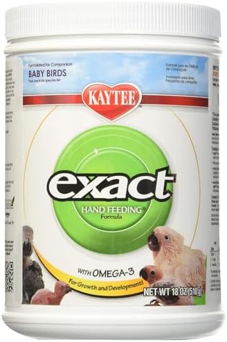 Kaytee (3 Pack) Exact Hand Feeding For Baby Bird, 18-Ounce Each