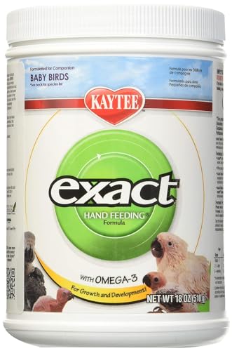 Kaytee (3 Pack) Exact Hand Feeding For Baby Bird, 18-Ounce Each