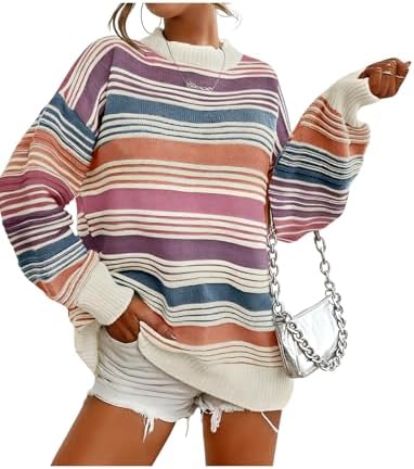 Wyeysyt striped oversized sweater