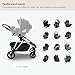 Mockingbird Single-to-Double Stroller 3.0 - Convertible Full Size Baby Stroller for 1, 2, or 3 Kids with 44 Possible configurations, Travel System Compatible - Black Windowpane