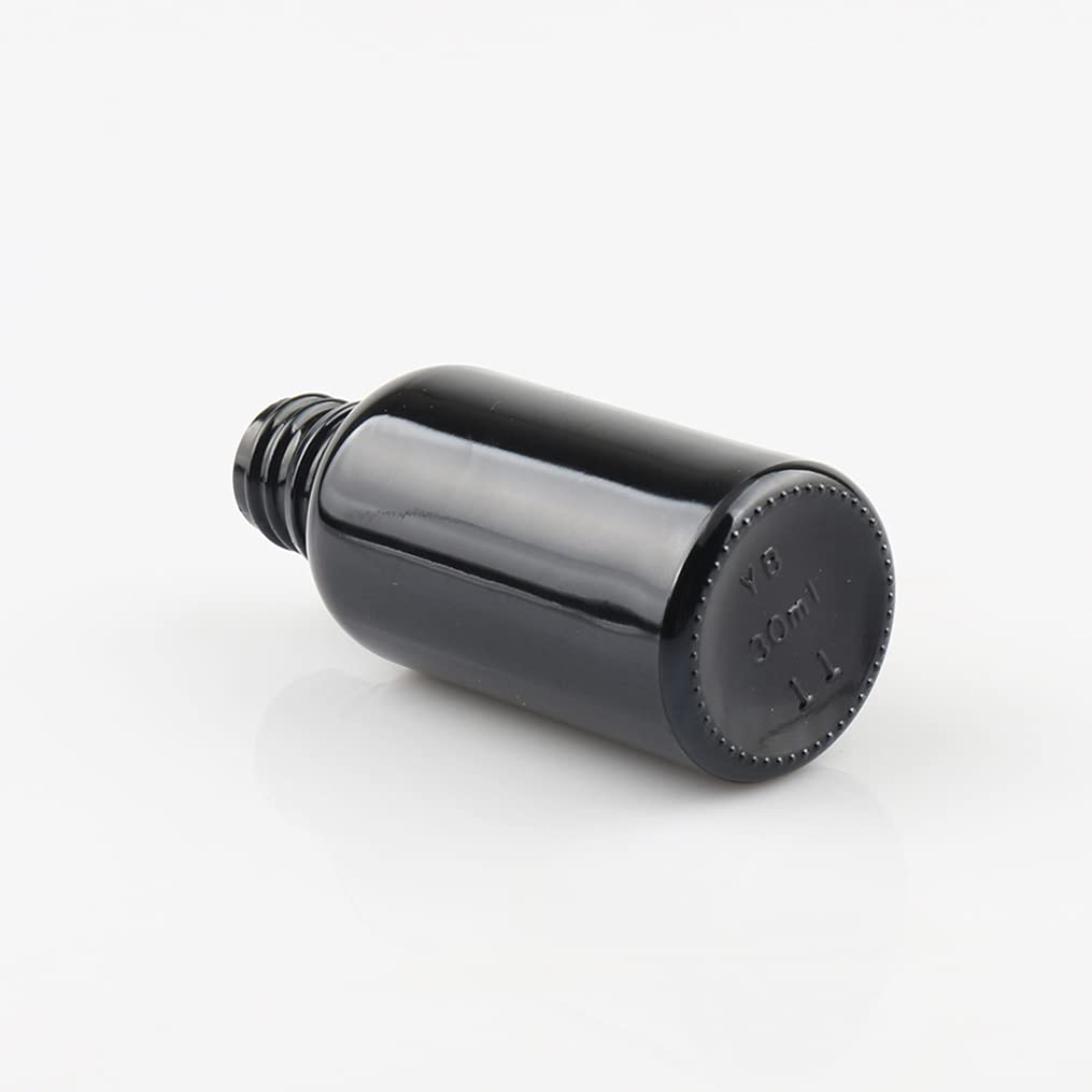 4 Bottiglie Contagocce In Vetro Opaco 10 Ml Con Pipette – Per Oli Essenziali, Aromaterapia, Laboratorio + 1 Imbuto