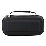 Awakingdemi External Hard Drive Case,Hard EVA Storage Zipper Case Protective Holder for Nintendo Switch (Black)