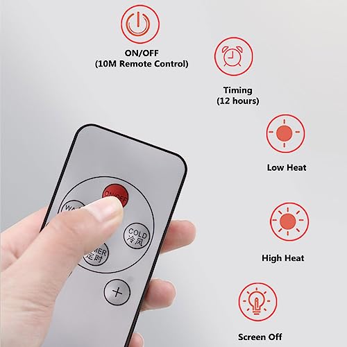 Unidade de refrigeração e aquecimento de secador de cabelo de parede, mini compacto portátil de ar c