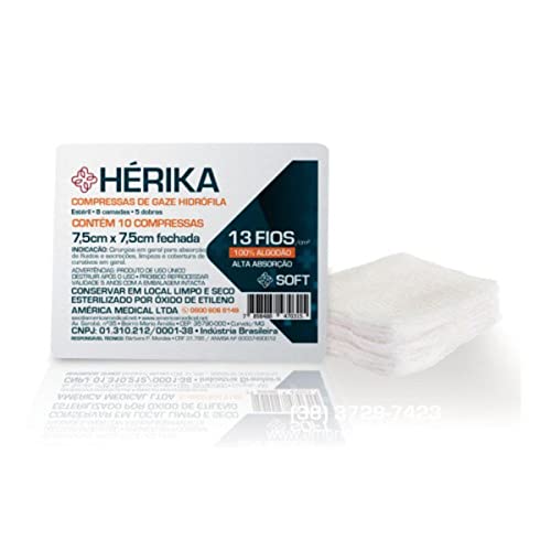 Compressa Gaze, Transparente, America Medical-Co