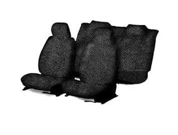 Vocado T6 Black Towel Seat Covers-Tata Indigo Manza