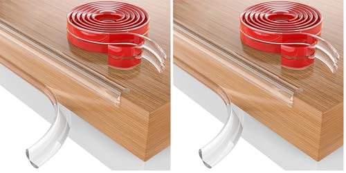 Image of Zeccorp 5-Meter Silicone Edge Protector Strip | Baby Corner Guards for Sharp Edges | Table, Bed & Furniture Safety Protectors | Baby Proofing Corner Guards & Edge Safety for Sharp Edges (Pack of 2)